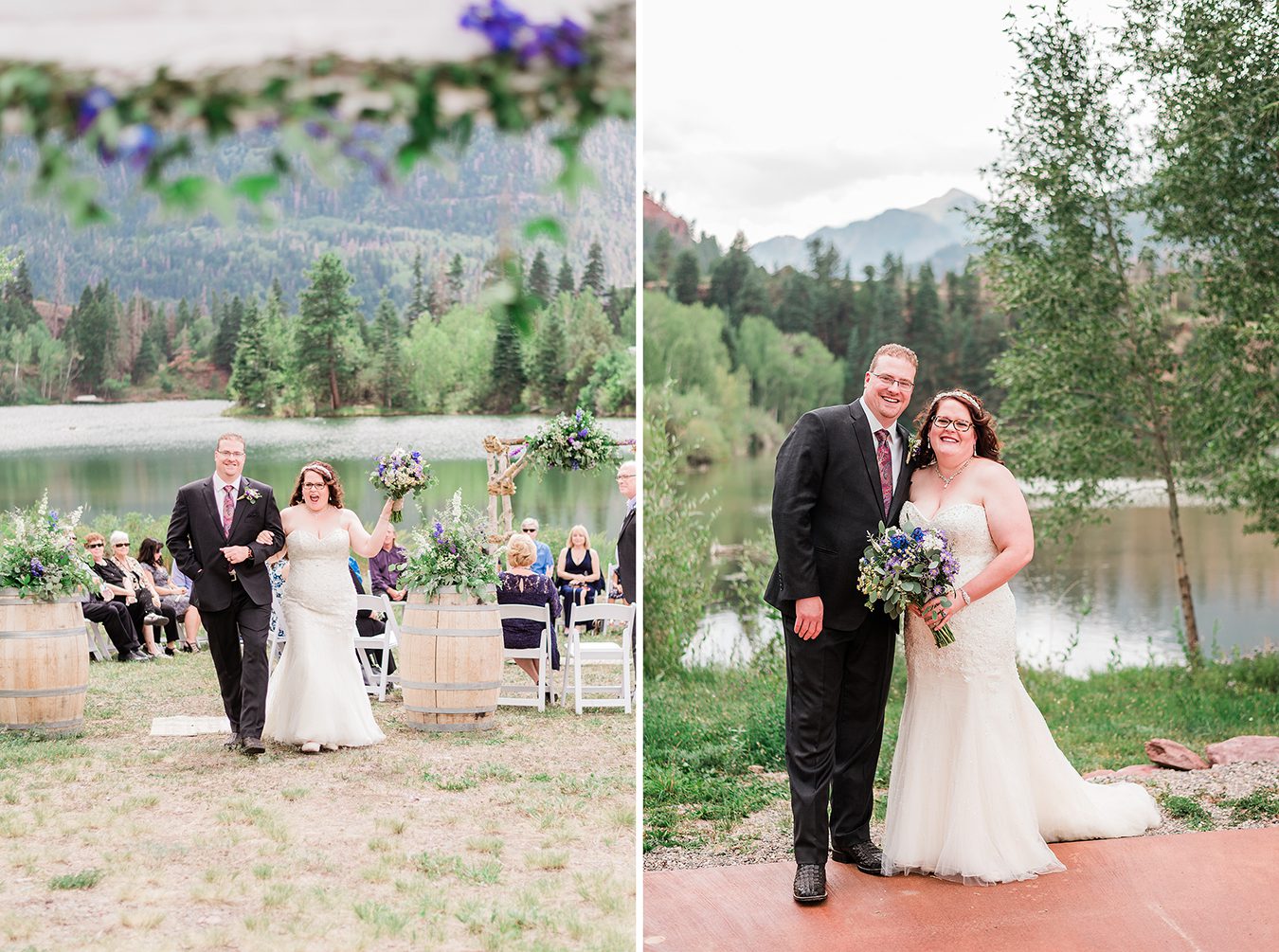 Ouray Wedding at a Private Lake | amanda.matilda.photography