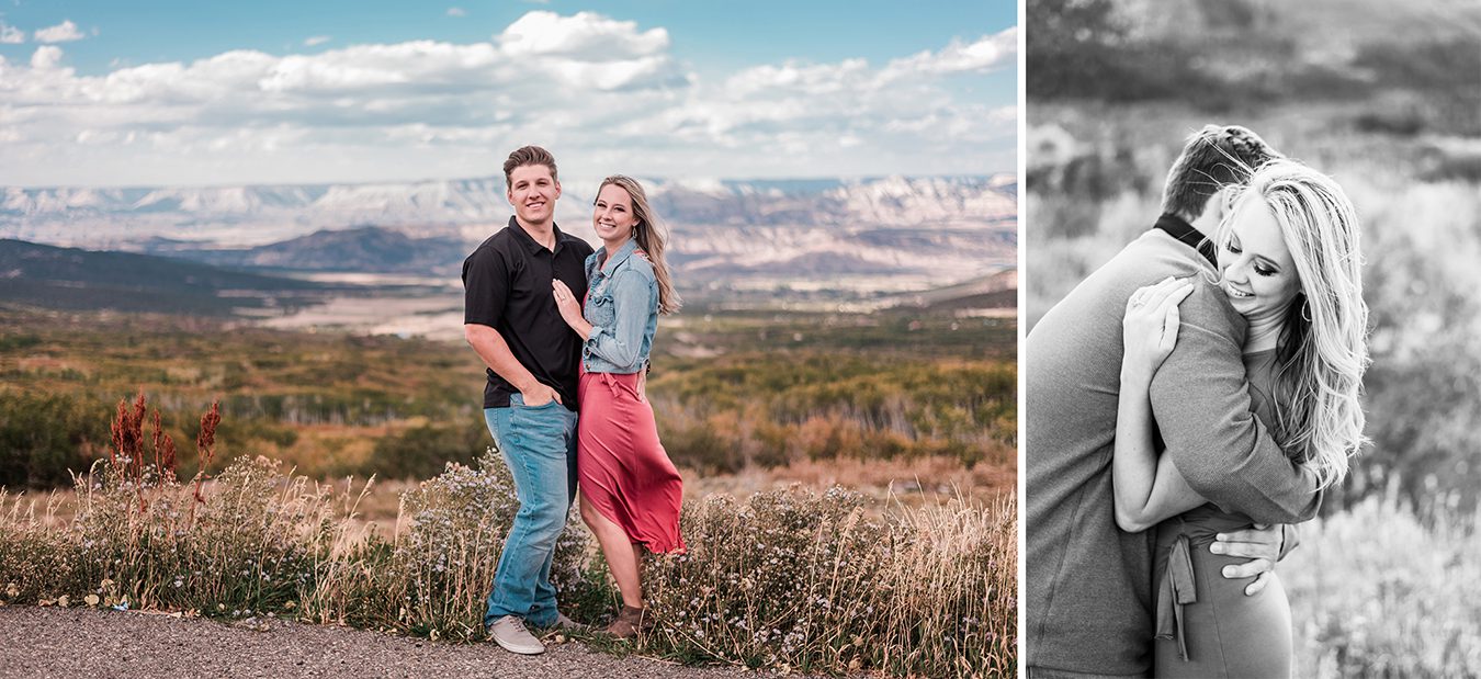 Joey & Morgan's Grand Mesa Fall Engagement | amanda.matilda.photography