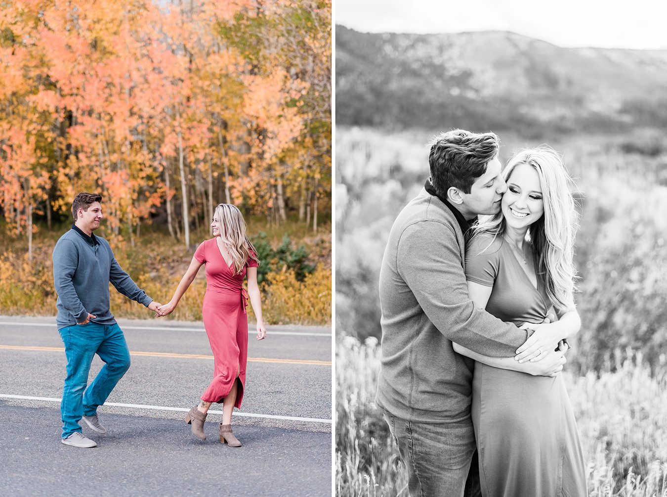 Joey & Morgan's Grand Mesa Fall Engagement | amanda.matilda.photography