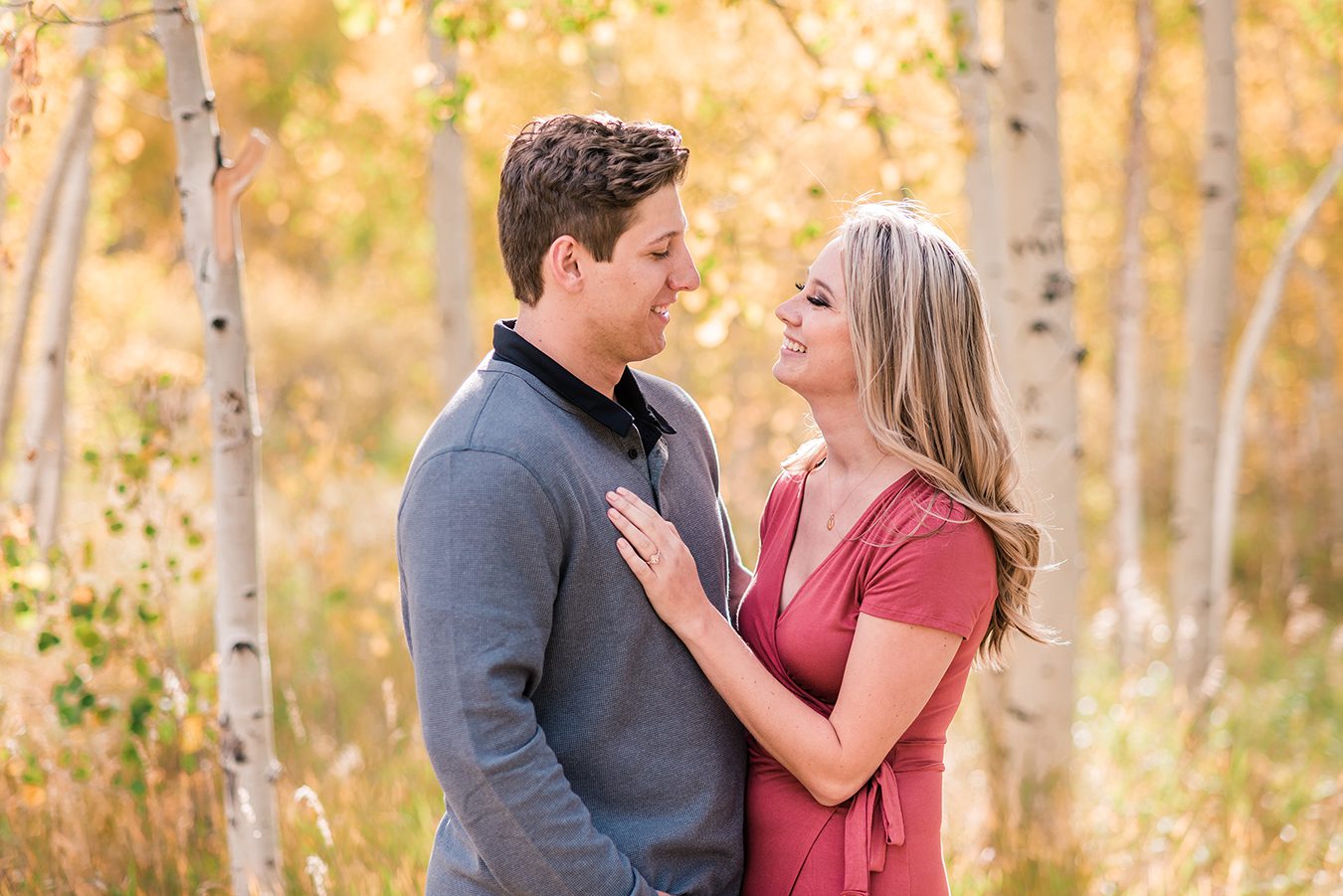 Joey & Morgan's Grand Mesa Fall Engagement | amanda.matilda.photography