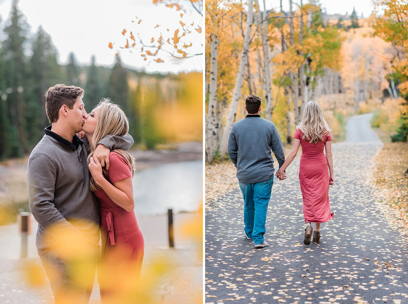 Joey & Morgan's Grand Mesa Fall Engagement | amanda.matilda.photography