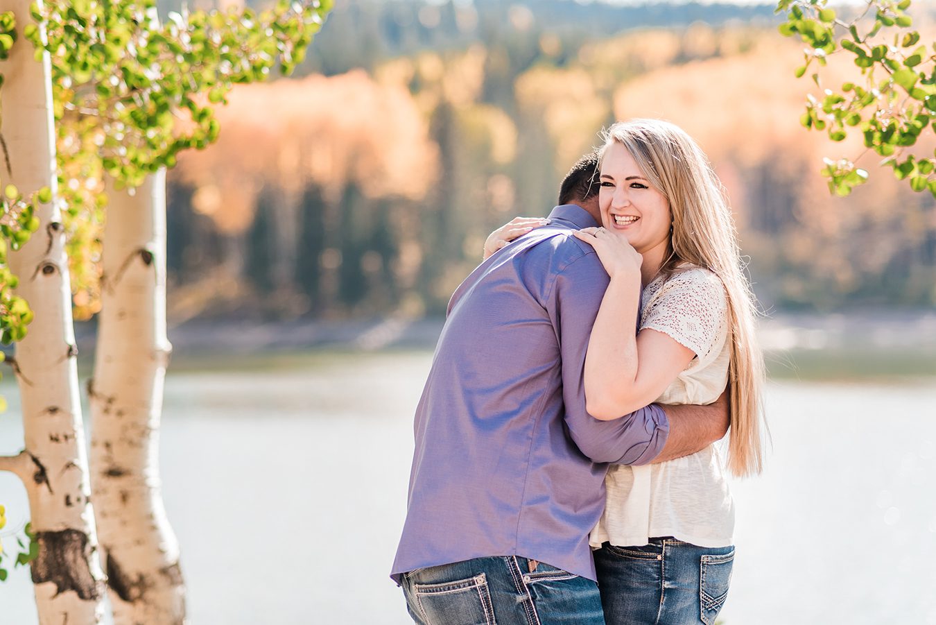 Uriel & Paige's Fall Engagement at Mesa Lakes | amanda.matilda.photography