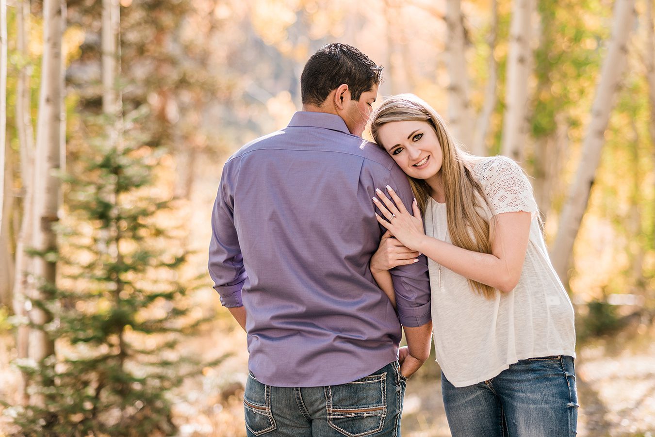 Uriel & Paige's Fall Engagement at Mesa Lakes | amanda.matilda.photography