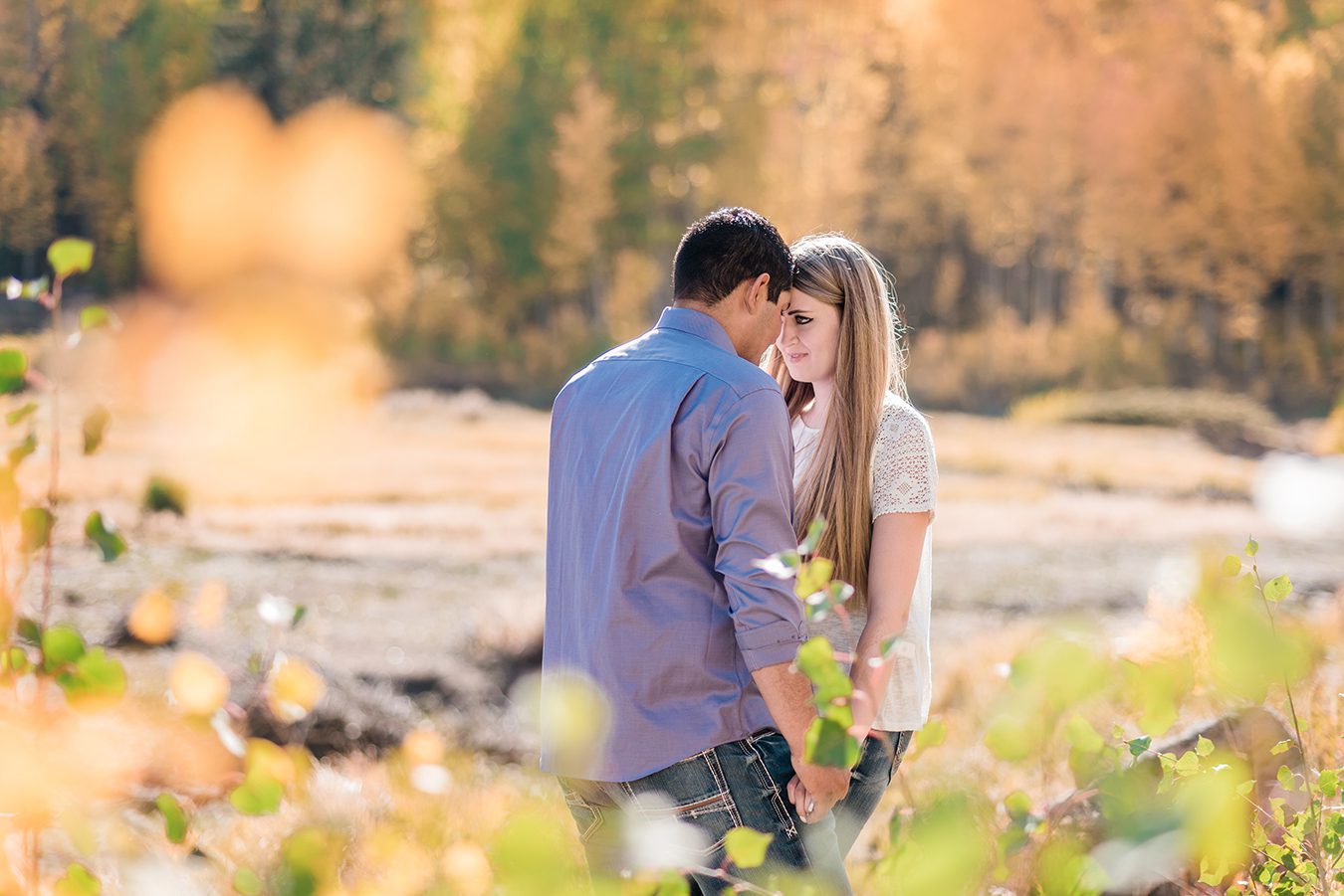 Uriel & Paige's Fall Engagement at Mesa Lakes | amanda.matilda.photography