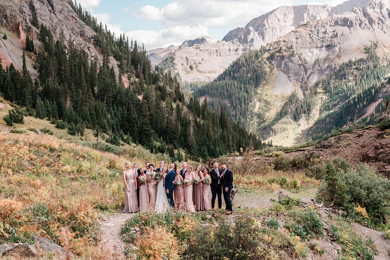 Mark & Rae's Ouray wedding at Yankee Boy Basin and Beaumont Hotel | amanda.matilda.photography