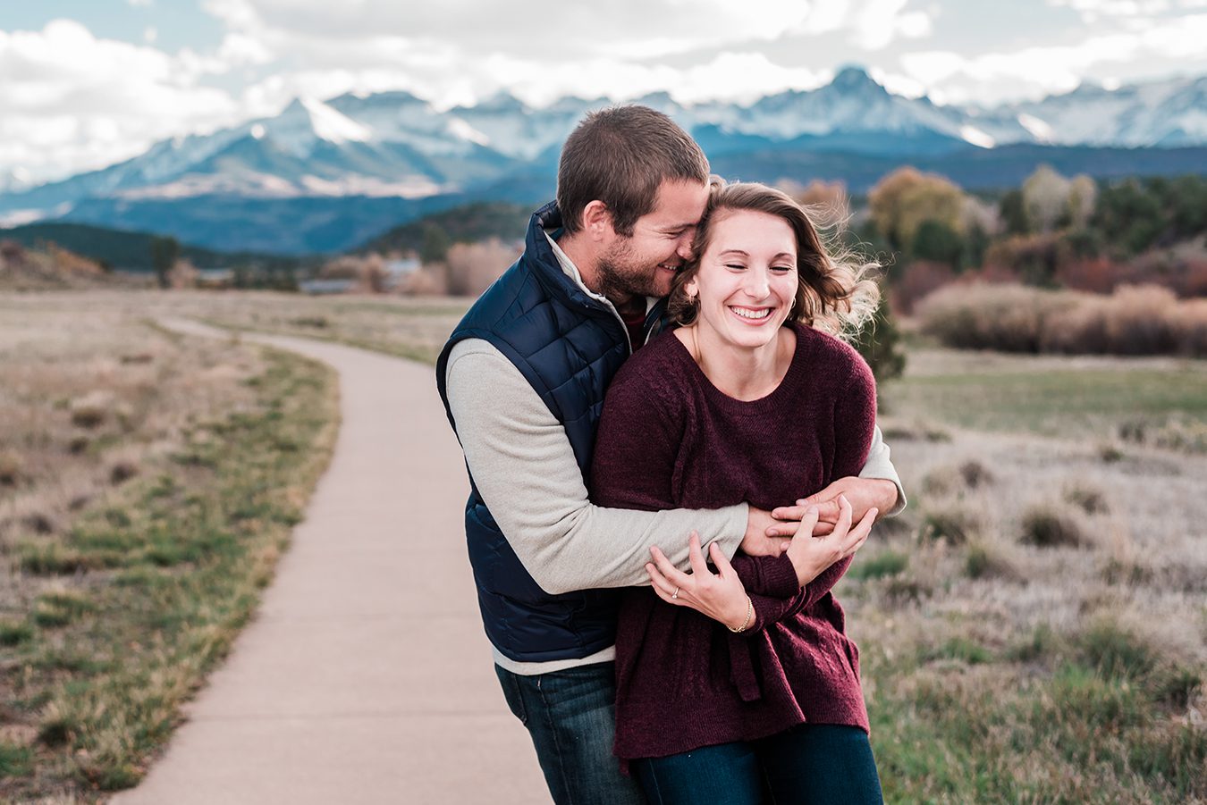 Marcus & Alexandra's autumn Ouray engagement session | amanda.matilda.photography