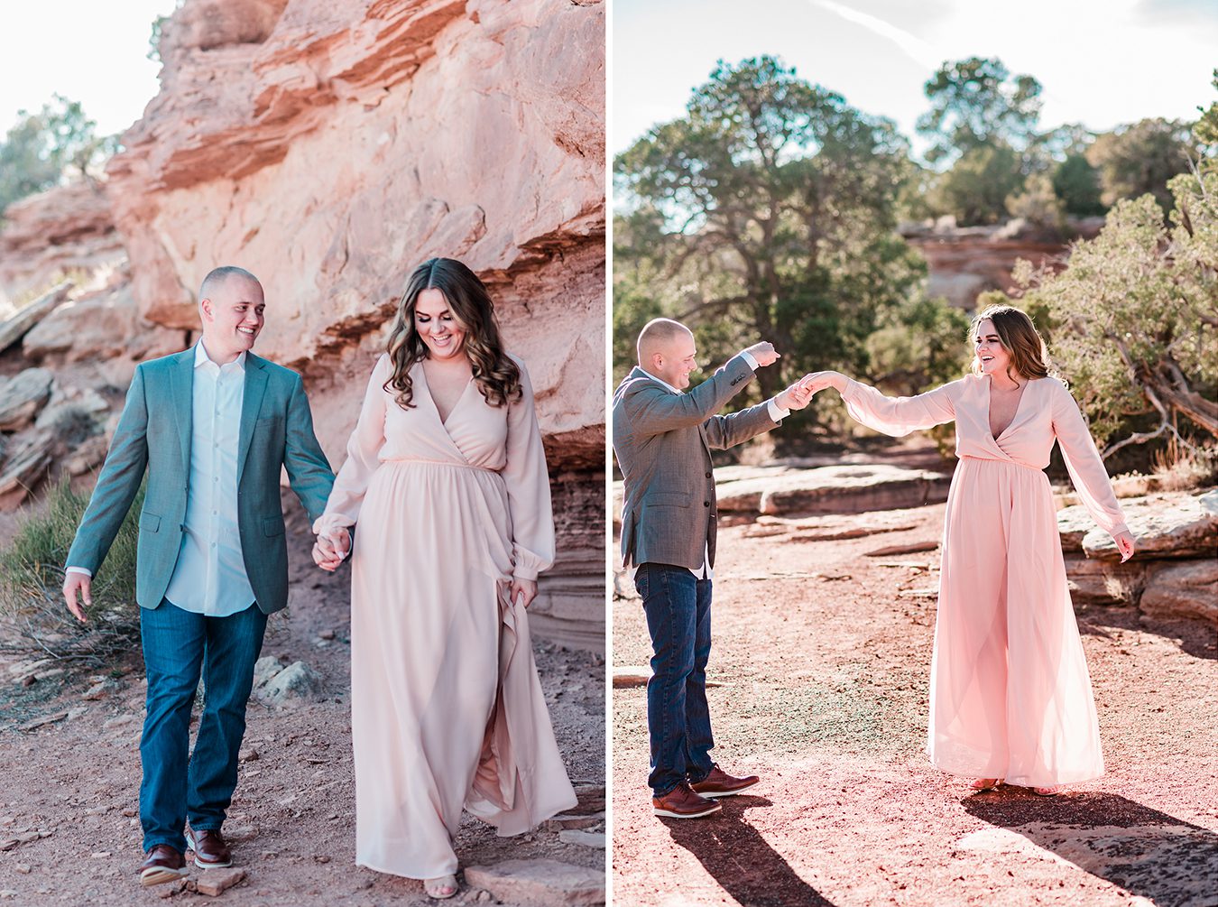 Trenton & Jamie's Engagement on the Colorado National Monument | amanda.matilda.photography