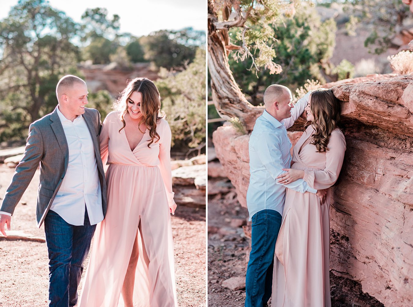 Trenton & Jamie's Engagement on the Colorado National Monument | amanda.matilda.photography