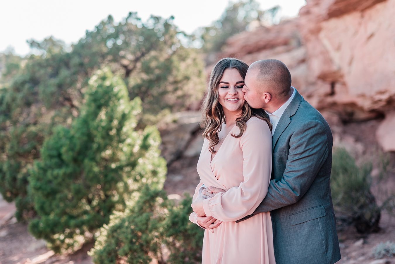 Trenton & Jamie's Engagement on the Colorado National Monument | amanda.matilda.photography