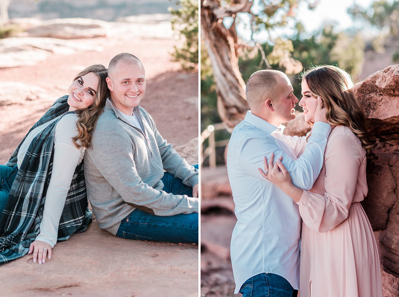 Trenton & Jamie's Engagement on the Colorado National Monument | amanda.matilda.photography