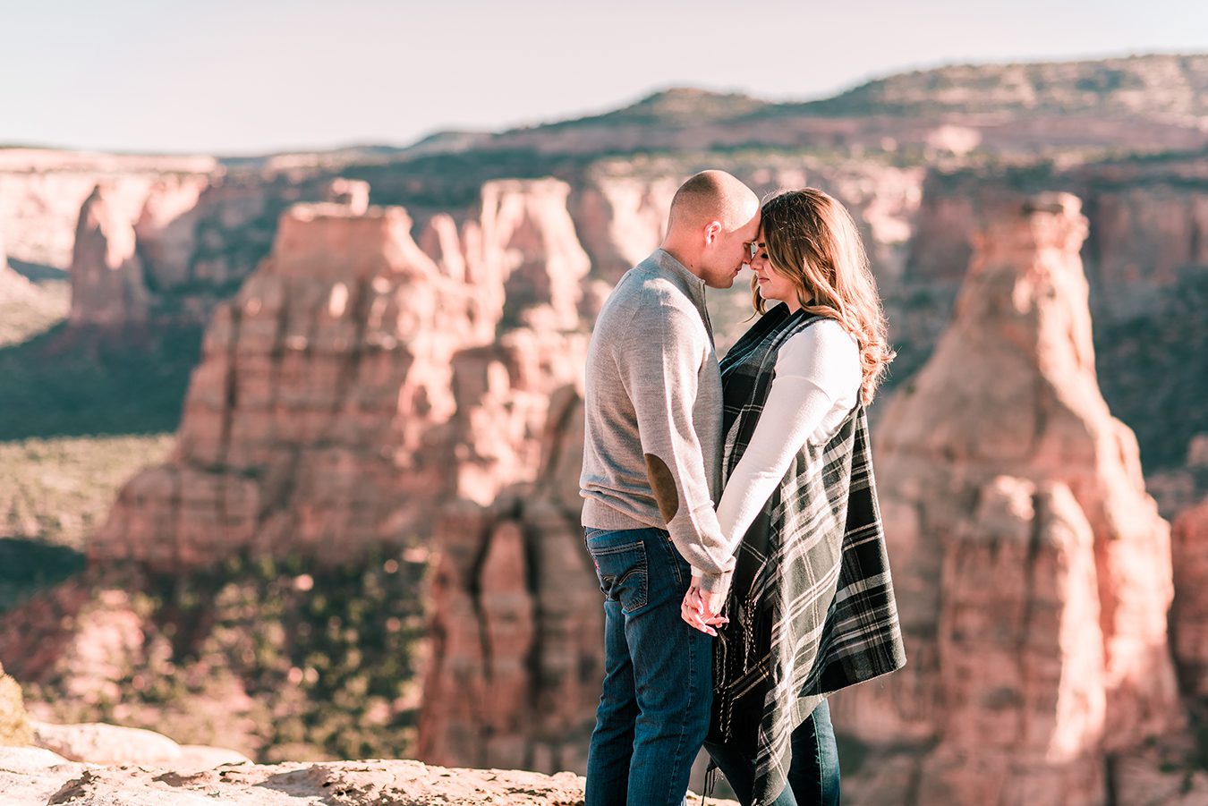 Trenton & Jamie's Engagement on the Colorado National Monument | amanda.matilda.photography