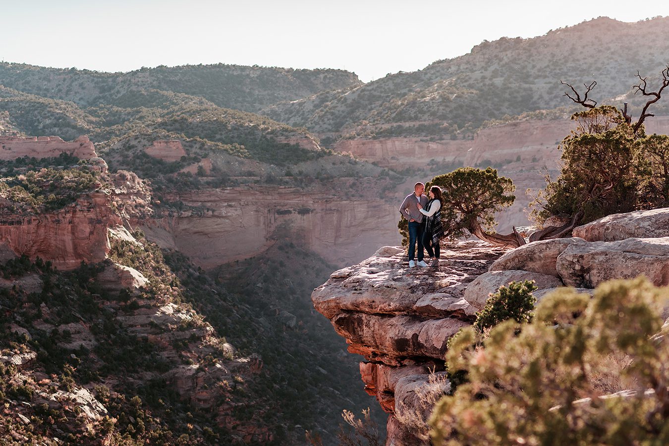 Trenton & Jamie's Engagement on the Colorado National Monument | amanda.matilda.photography