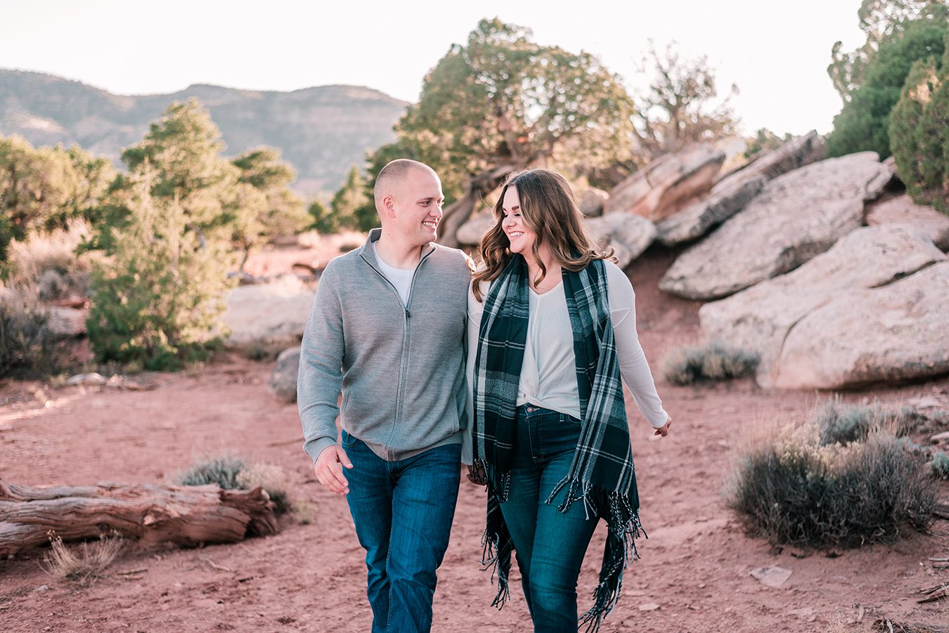 Trenton & Jamie's Engagement on the Colorado National Monument | amanda.matilda.photography