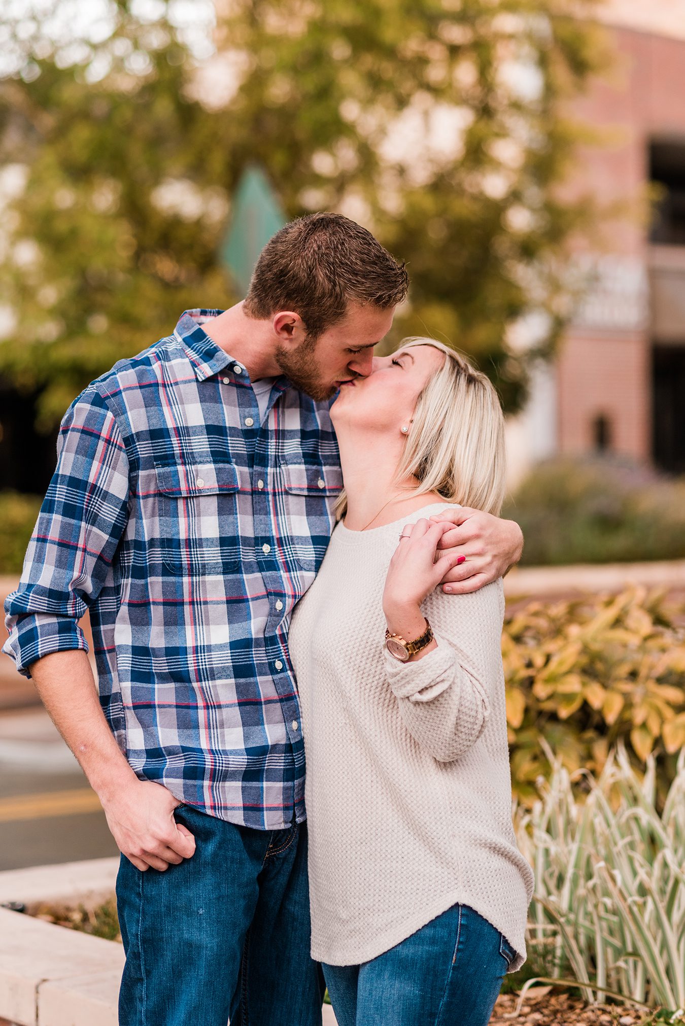 Brandon & Jennifer's fall engagement in downtown Grand Junction | amanda.matilda.photography