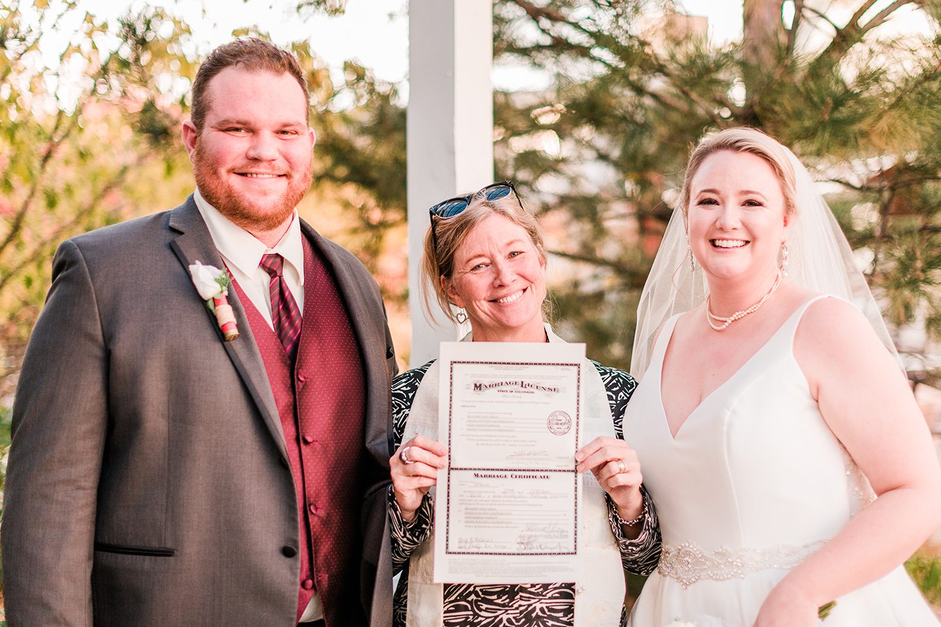 Ben & Dessa's autumn wedding at Colorado Wine Country Inn | amanda.matilda.photography