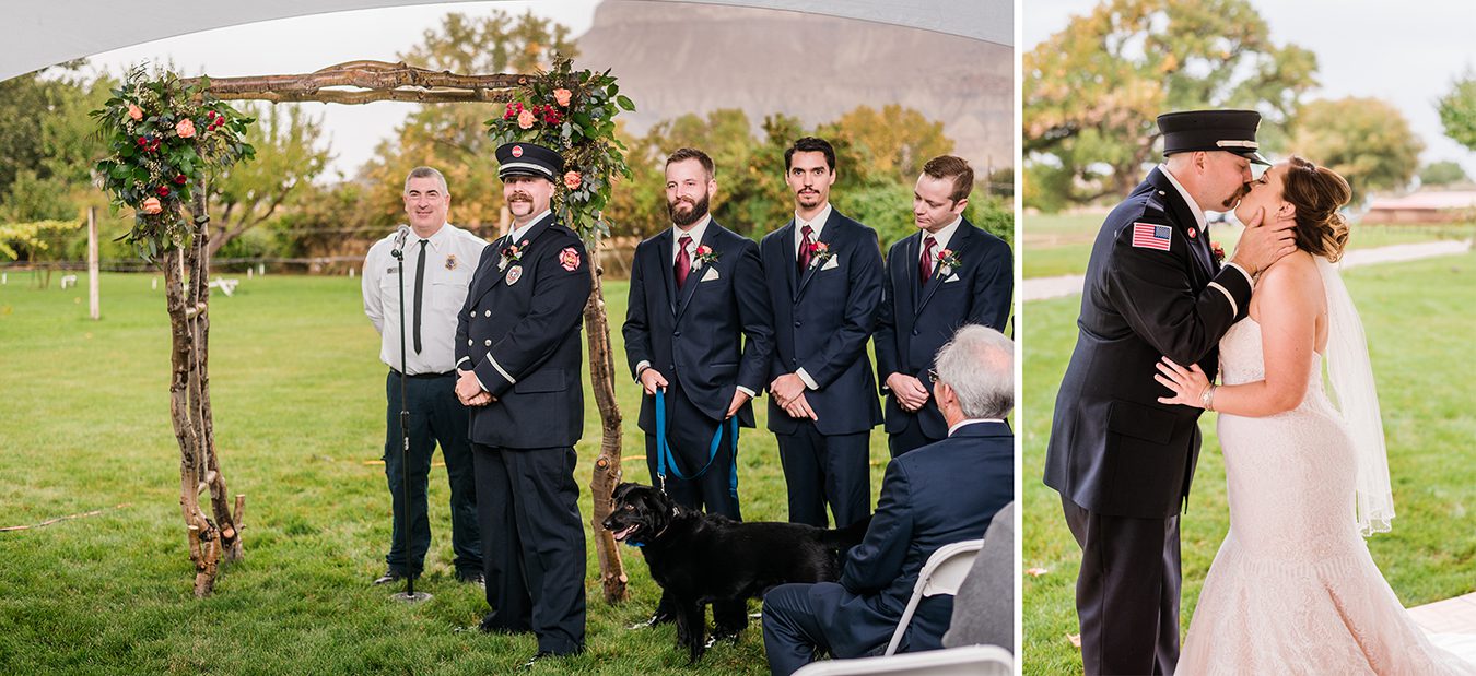 Aneill & Jason's Palisade River Ranch Firefighter Wedding | amanda.matilda.photography