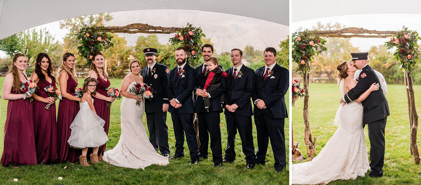 Aneill & Jason's Palisade River Ranch Firefighter Wedding | amanda.matilda.photography