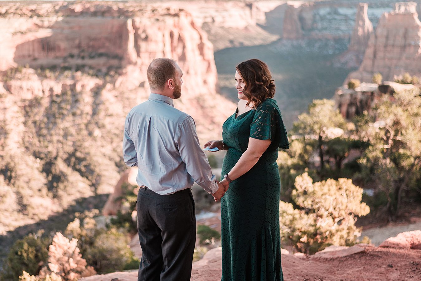 Craig & Jessica's Elopement on the Colorado National Monument | Amanda Matilda Photography