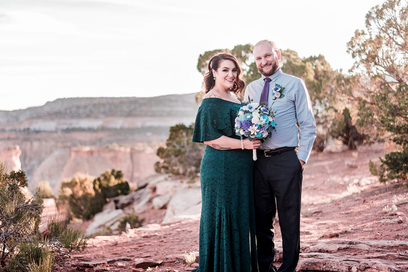Craig & Jessica's Elopement on the Colorado National Monument | Amanda Matilda Photography