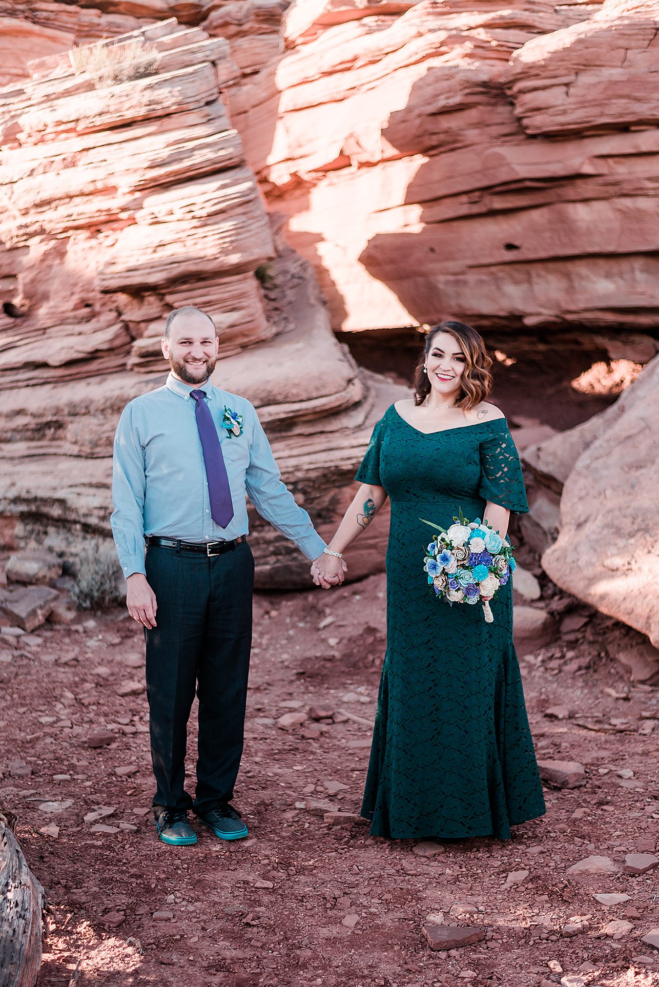 Craig & Jessica's Elopement on the Colorado National Monument | Amanda Matilda Photography