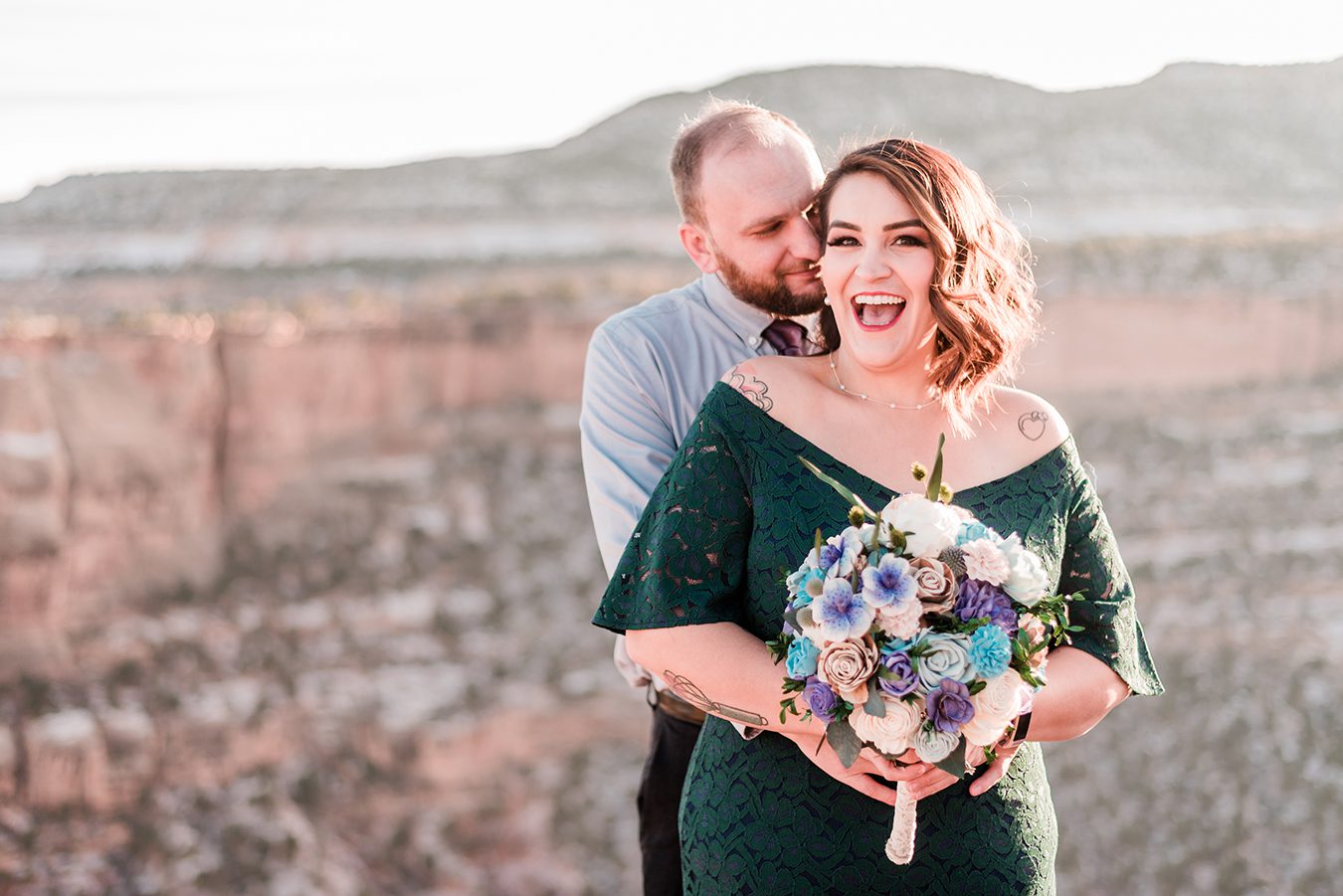 Craig & Jessica's Elopement on the Colorado National Monument | Amanda Matilda Photography