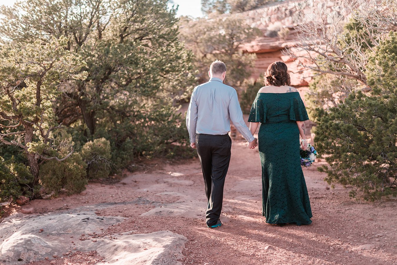 Craig & Jessica's Elopement on the Colorado National Monument | Amanda Matilda Photography