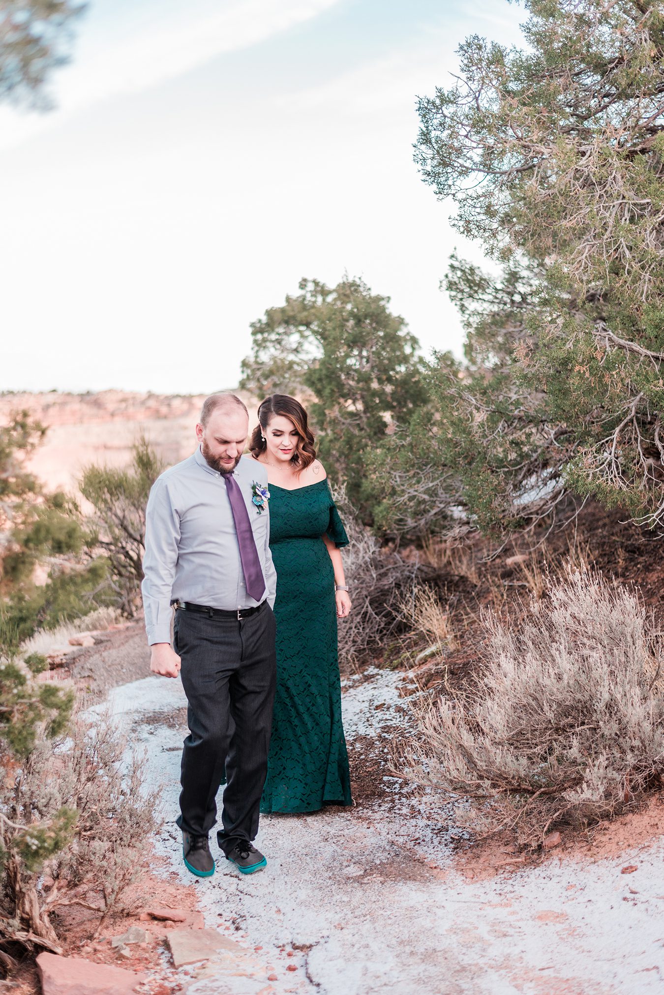 Craig & Jessica's Elopement on the Colorado National Monument | Amanda Matilda Photography