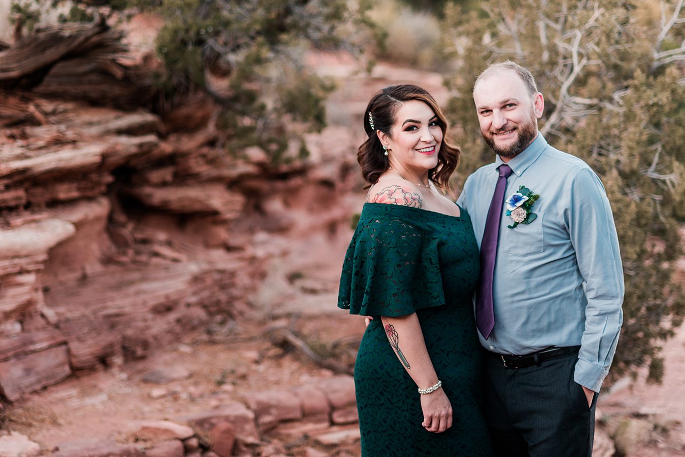 Craig & Jessica's Elopement on the Colorado National Monument | Amanda Matilda Photography