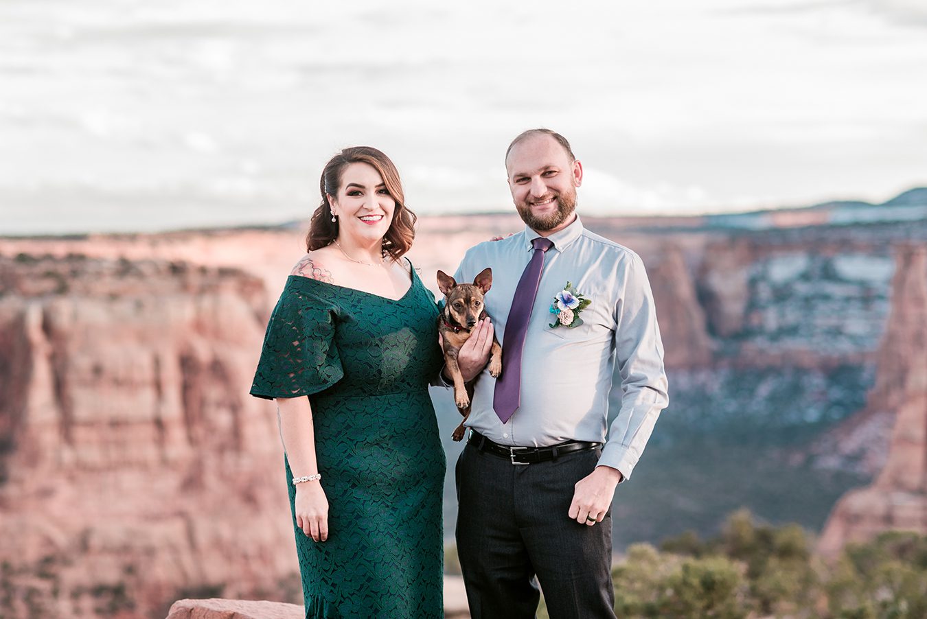 Craig & Jessica's Elopement on the Colorado National Monument | Amanda Matilda Photography