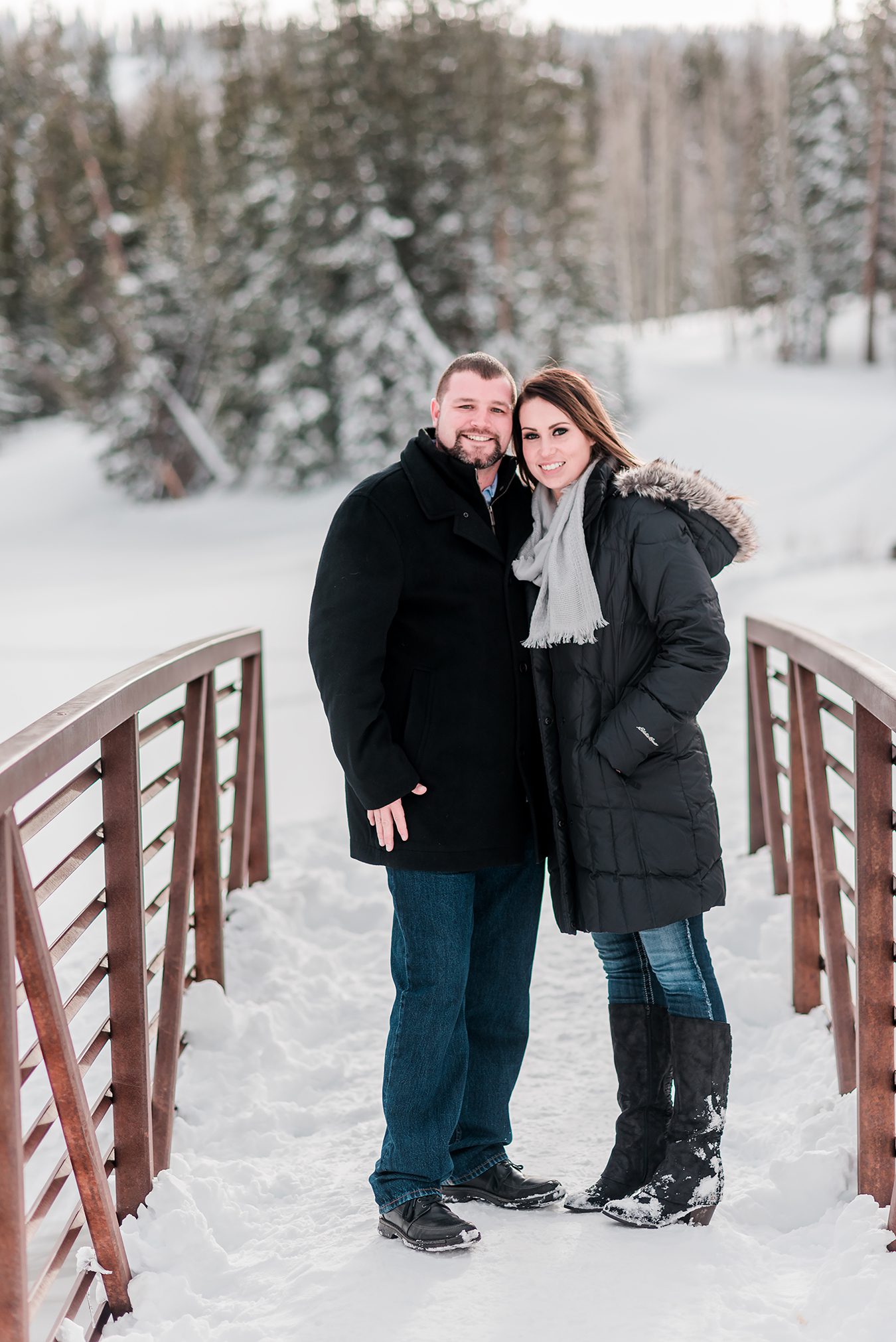 As we sat a the bar for a quick drink before their snowy engagement on the Grand Mesa, Adam and Monica recounted their proposal story to me.