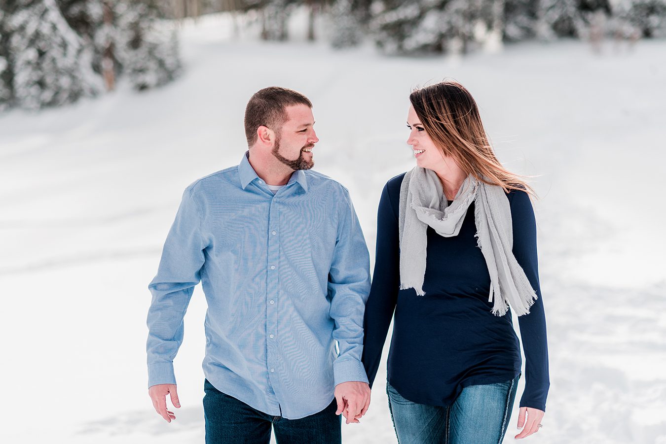 As we sat a the bar for a quick drink before their snowy engagement on the Grand Mesa, Adam and Monica recounted their proposal story to me.