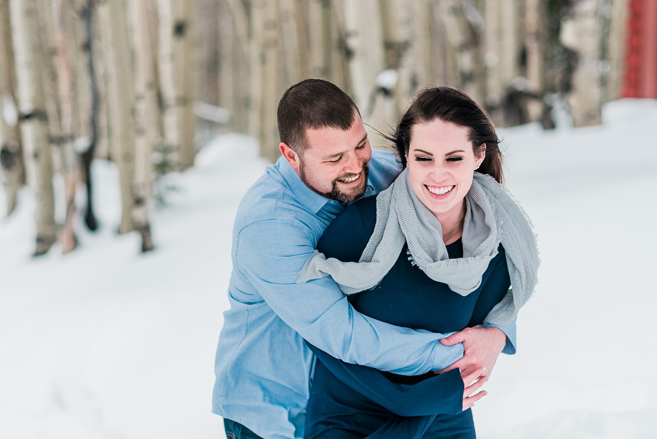 As we sat a the bar for a quick drink before their snowy engagement on the Grand Mesa, Adam and Monica recounted their proposal story to me.