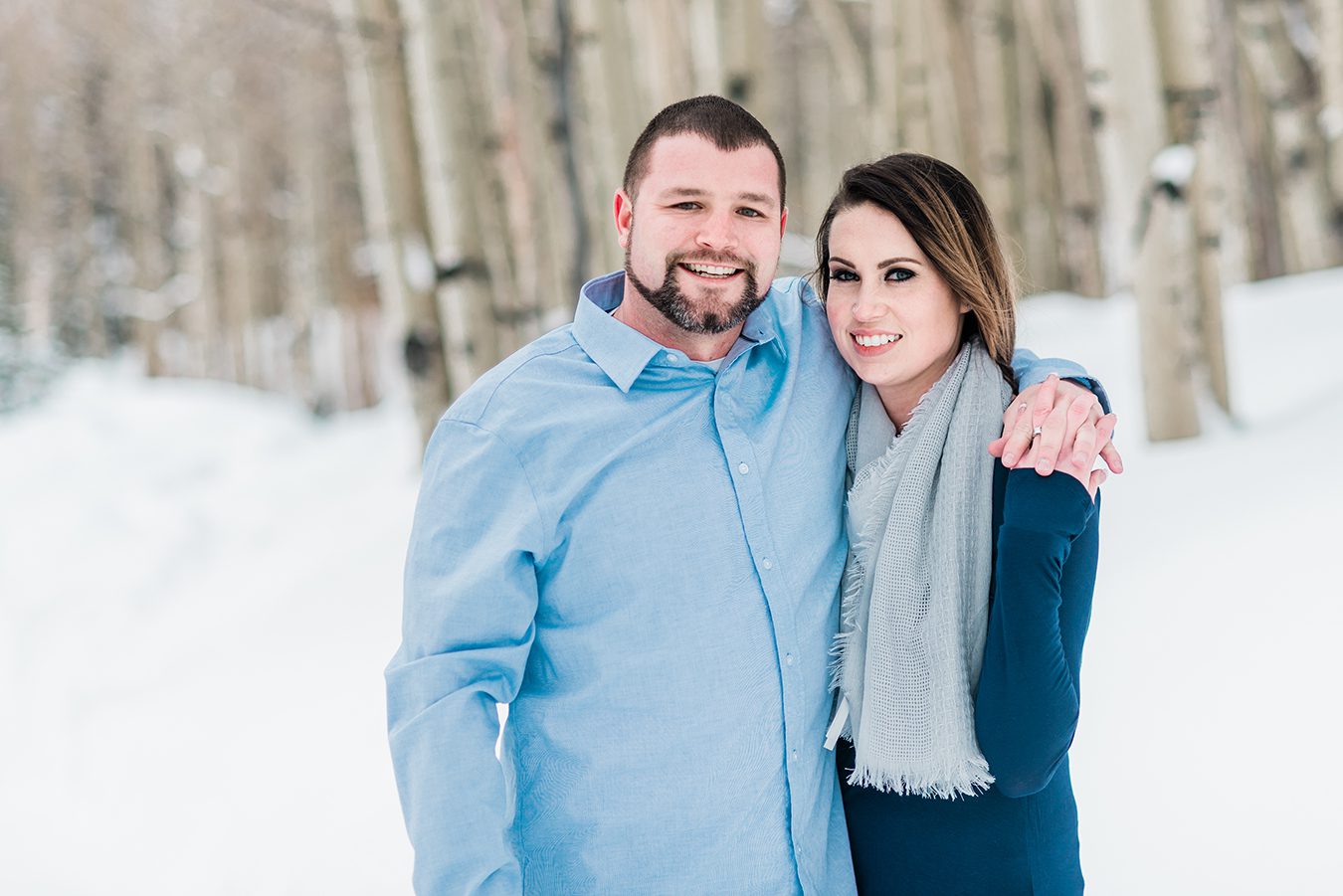 As we sat a the bar for a quick drink before their snowy engagement on the Grand Mesa, Adam and Monica recounted their proposal story to me.