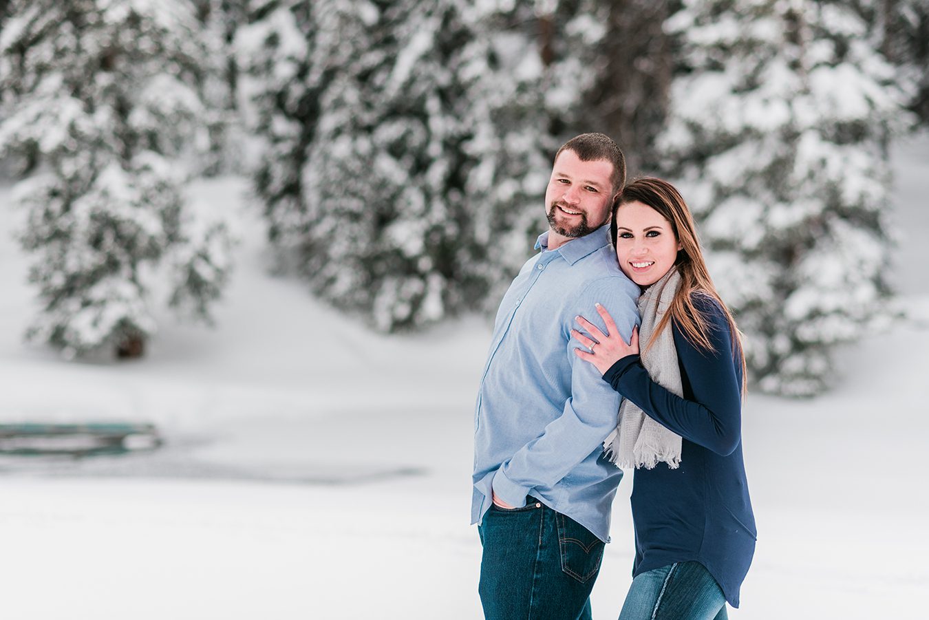 As we sat a the bar for a quick drink before their snowy engagement on the Grand Mesa, Adam and Monica recounted their proposal story to me.