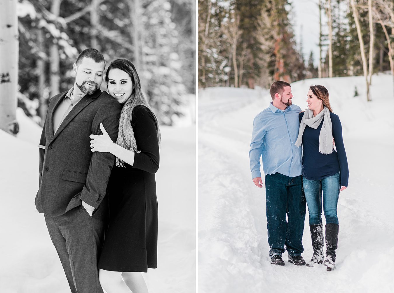 As we sat a the bar for a quick drink before their snowy engagement on the Grand Mesa, Adam and Monica recounted their proposal story to me.