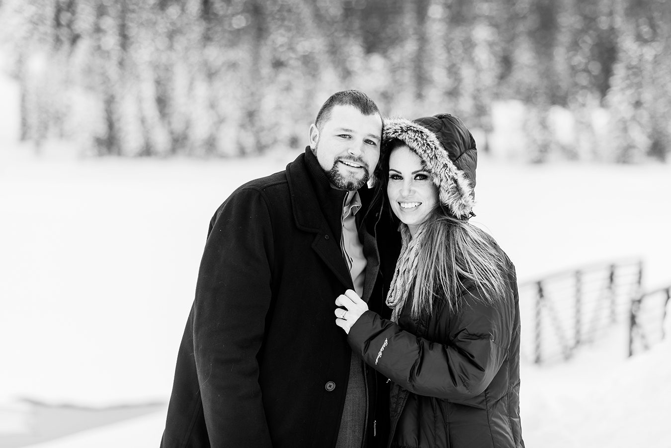 As we sat a the bar for a quick drink before their snowy engagement on the Grand Mesa, Adam and Monica recounted their proposal story to me.