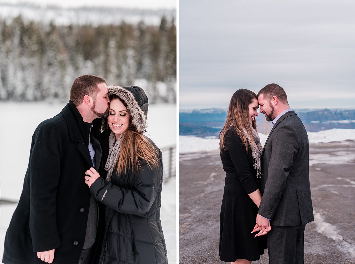 As we sat a the bar for a quick drink before their snowy engagement on the Grand Mesa, Adam and Monica recounted their proposal story to me.