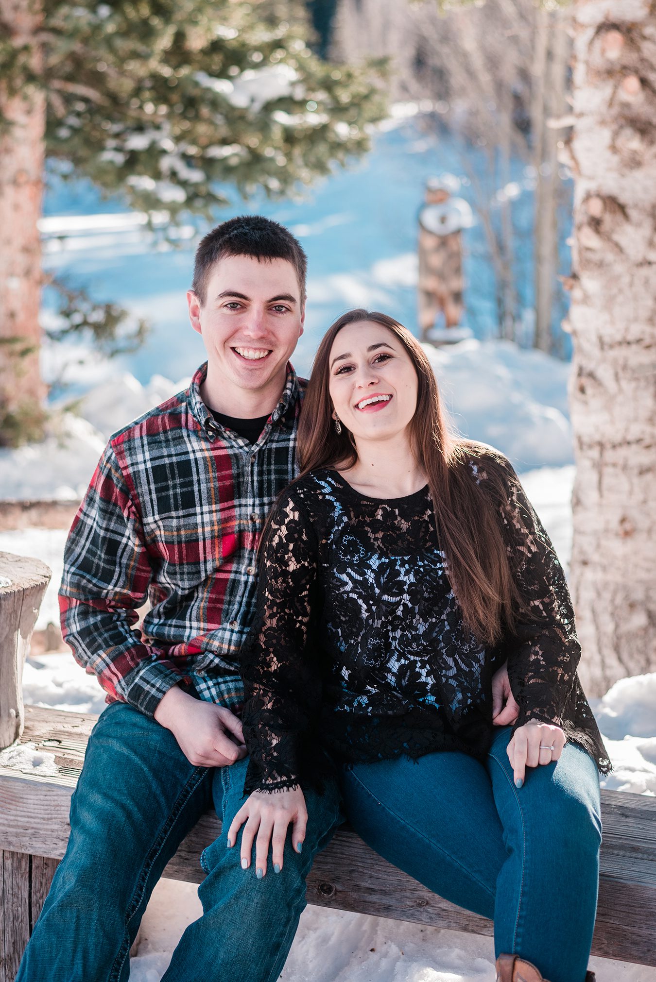Christian & Savanna | Grand Mesa Winter Engagement | Amanda Matilda Photography