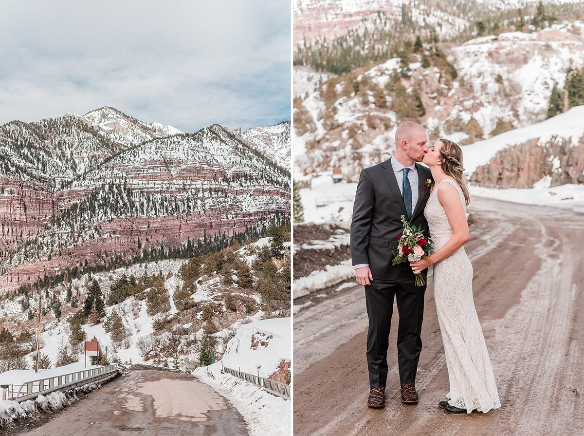 John & Lisa's Winter Elopement in Ouray | Amanda Matilda Photography