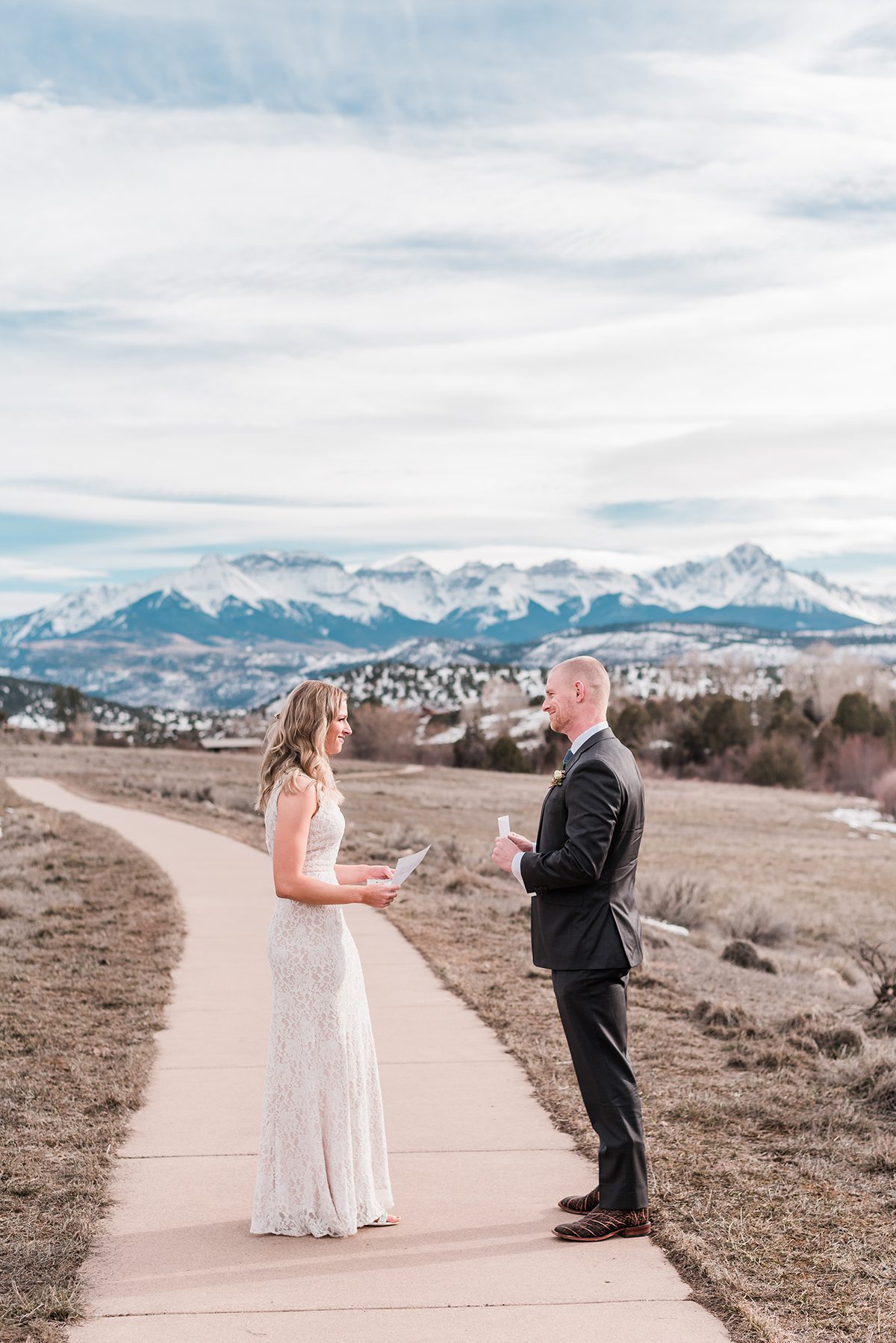 John & Lisa's Winter Elopement in Ouray | Amanda Matilda Photography