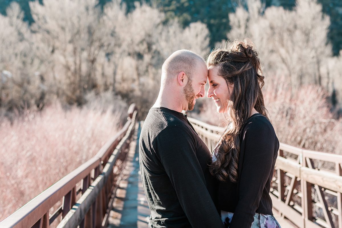 Joe & Adrienne's winter engagement in Ouray | Amanda Matilda Photography