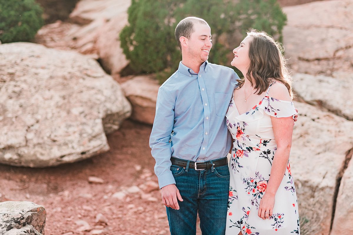 Alec & Emily | Spring Engagement Photos on the Colorado National Monument