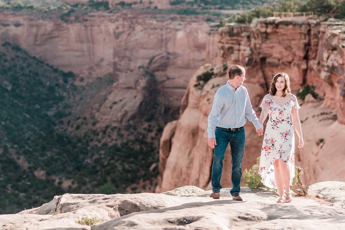 Alec & Emily | Spring Engagement Photos on the Colorado National Monument