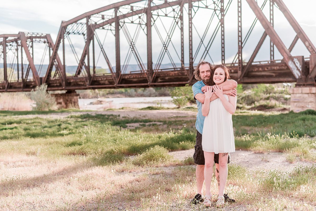 Andy & Brandie | Tandem Bicycle Engagement Photos