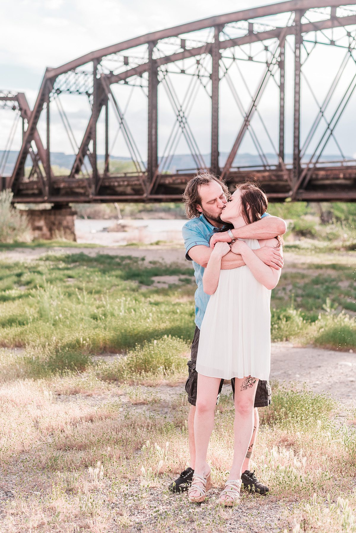 Andy & Brandie | Tandem Bicycle Engagement Photos