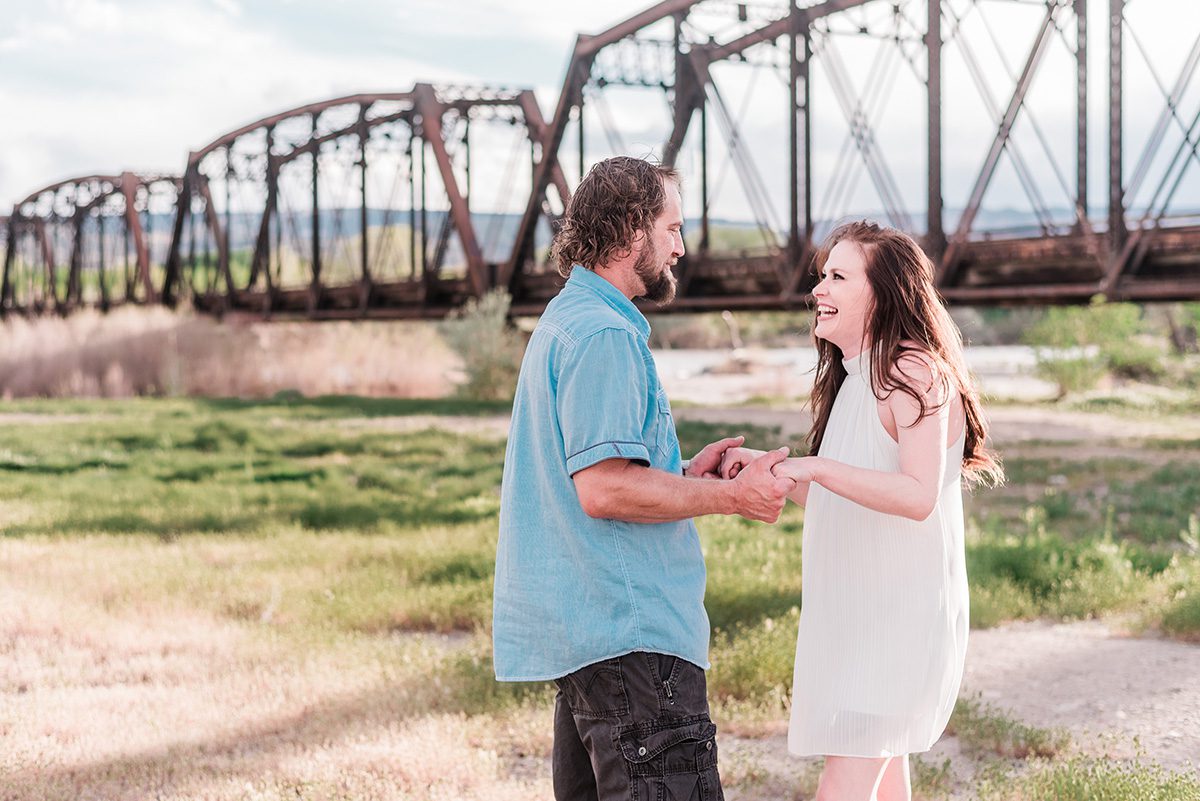 Andy & Brandie | Tandem Bicycle Engagement Photos