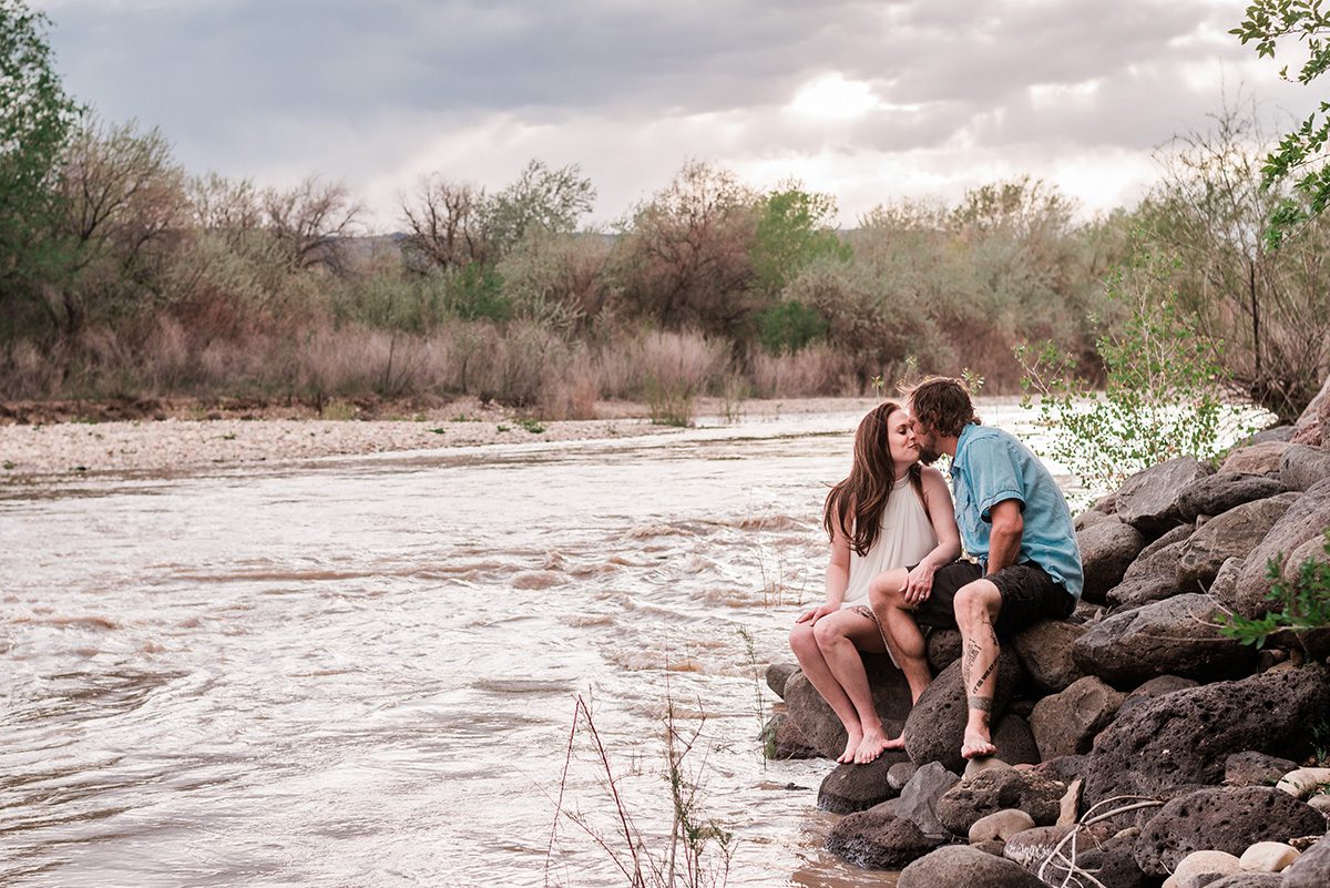 Andy & Brandie | Tandem Bicycle Engagement Photos