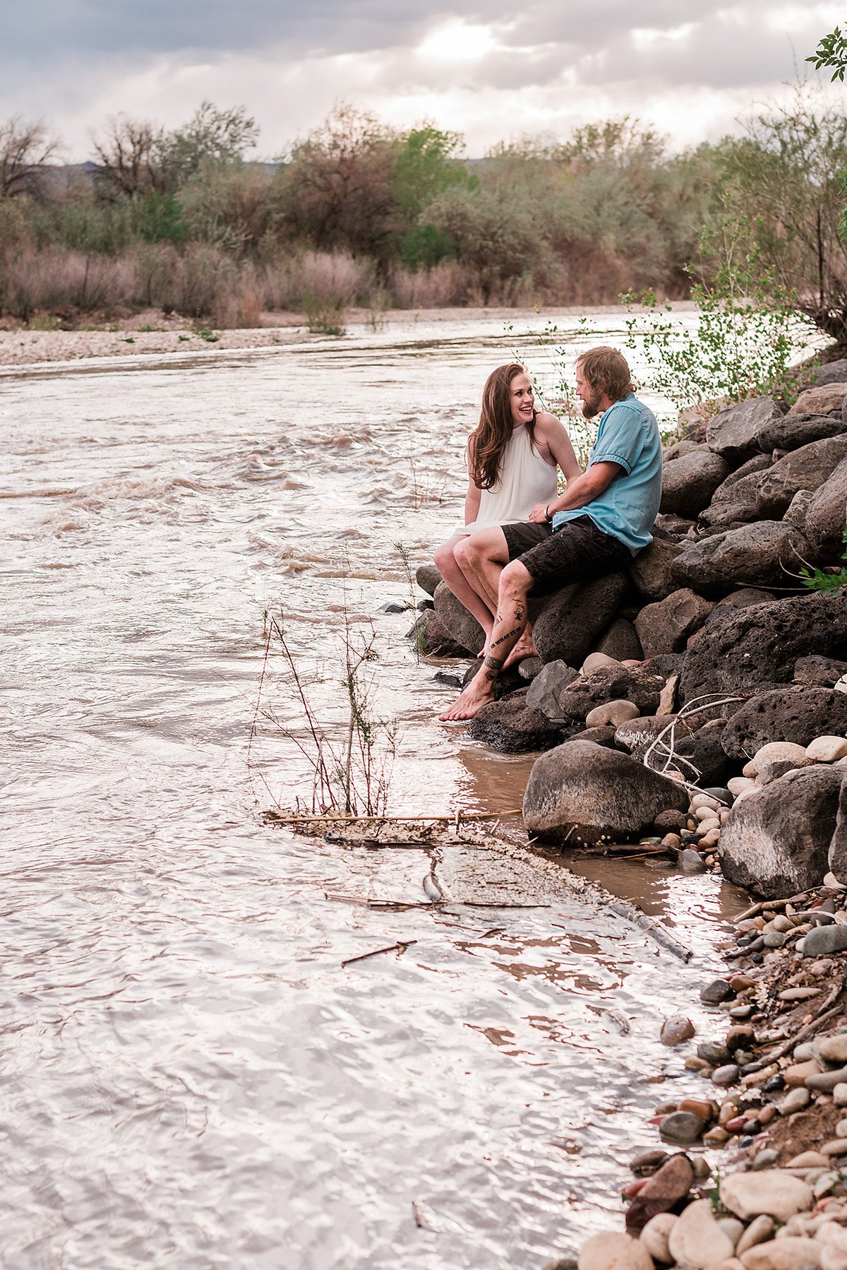 Andy & Brandie | Tandem Bicycle Engagement Photos