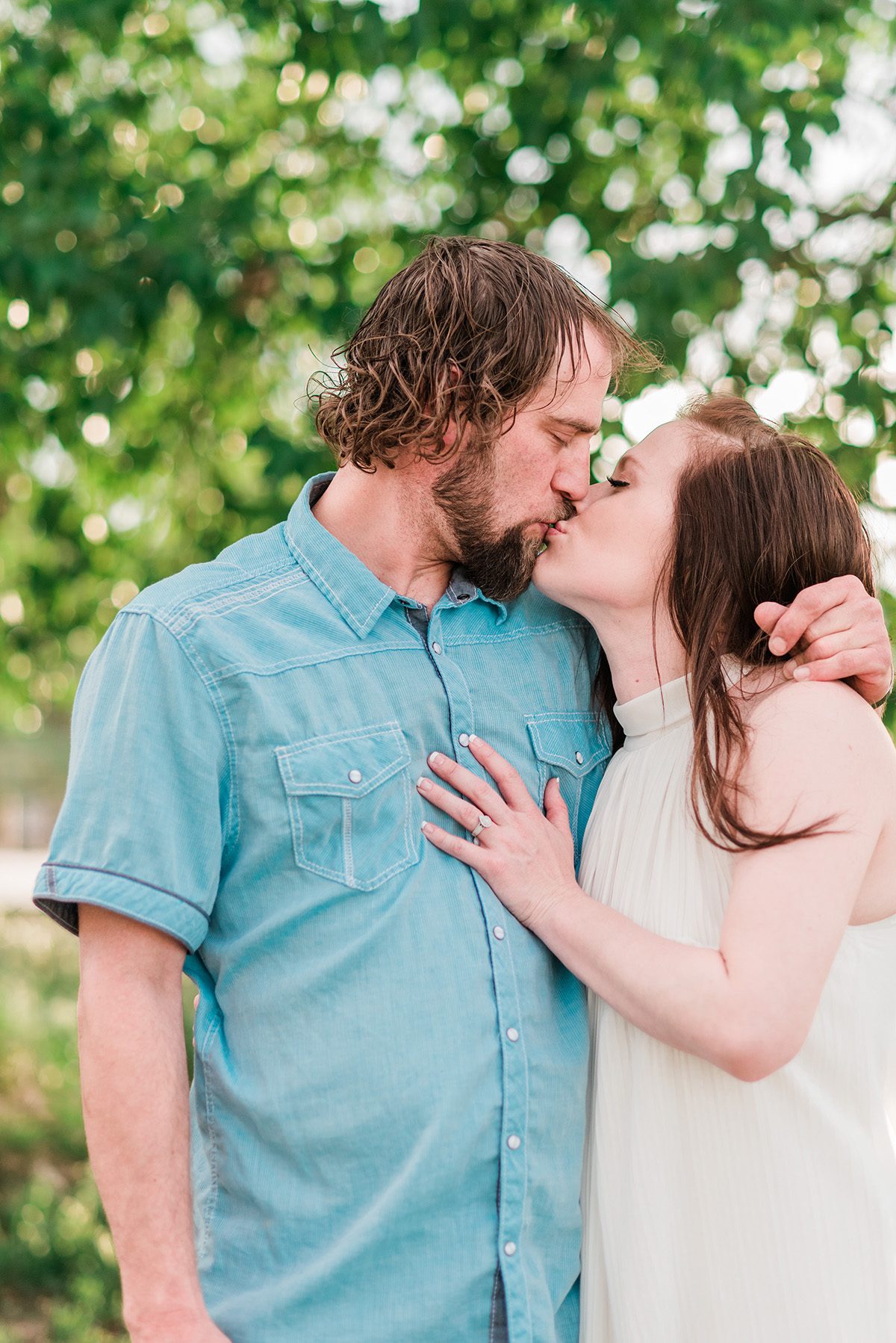 Andy & Brandie | Tandem Bicycle Engagement Photos