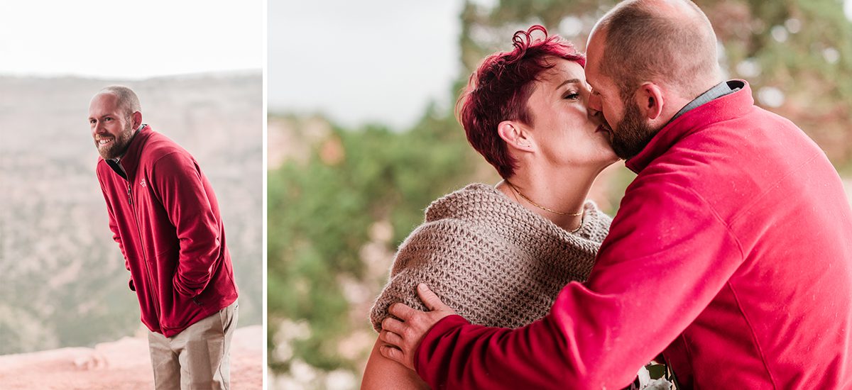 Shawn & Angie | Rainy Elopement on the Colorado National Monument